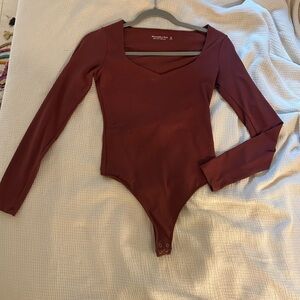 Abercrombie & Fitch Brown Bodysuit